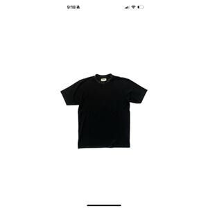 Acne Studios Black Logo Mock Neck T-Shirt sz L